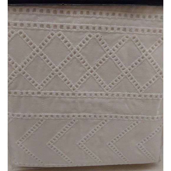 Ralph Lauren WILLA HEMSTITCH Cream Cotton Euro European Pillow Sham 26"x26" - Picture 5 of 10